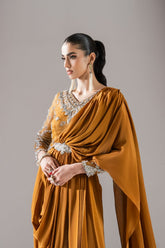 Maria Osama Khan - Orion - Beige - Grip & Organza - 2 Piece